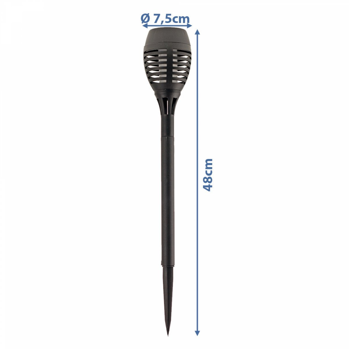Grundig lampe solaire flamme 30 LED