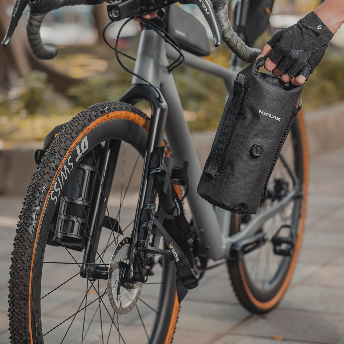 Sacoche de fourche Topeak drybag 4l noir