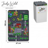 Tapis de jeu trafic, 67x100 cm