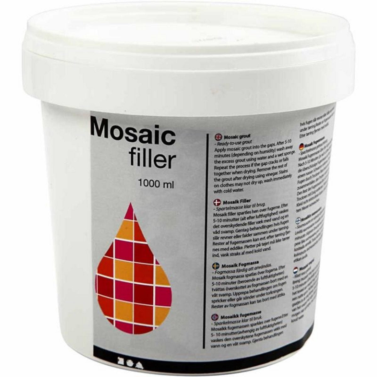 Société créative https: www.ccobby.nl joint mosaïque-blanc-1000-ml-1-bucket