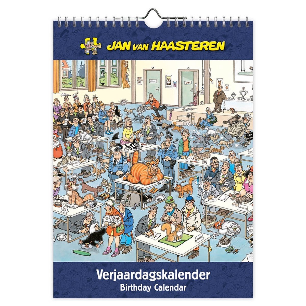 Calendrier d'anniversaire Jan van Haasteren - 18x25 cm