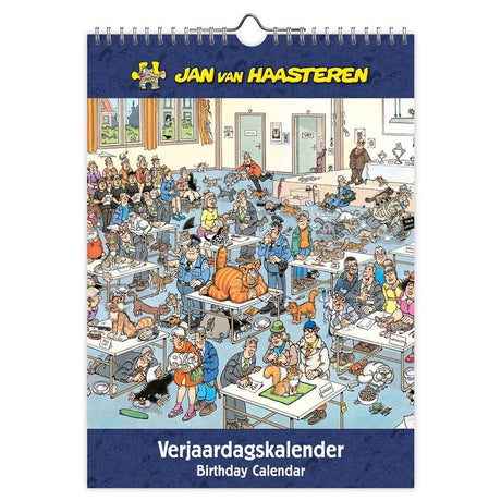Calendrier d'anniversaire Jan van Haasteren - 18x25 cm