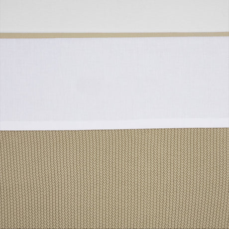 Drap de berceau Meyco - sable - 100x150cm - 0,3 tog