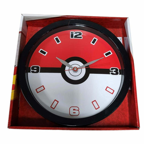 Horloge murale pokemon Accutime : pokeball