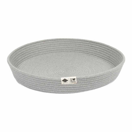 D d home jess - panier pour chat 45x45x7cm gris