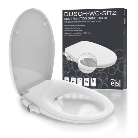 Abattant WC Eisl softclose avec fonction bidet blanc
