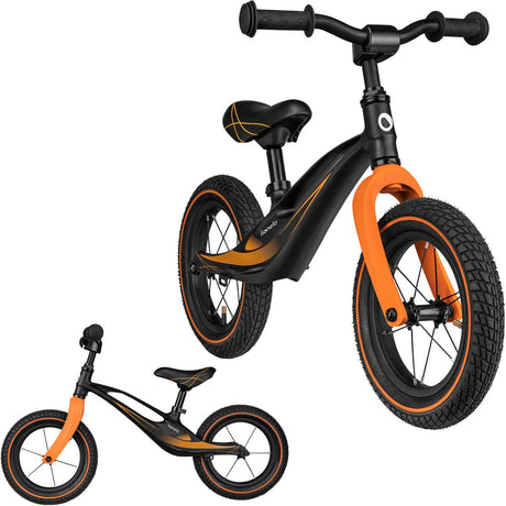 Draisienne Lionelo Bart Air - cadre magnésium - 3,8 kg ultra léger - roues 12" gonflables ou EVA - selle guidon réglable - jusqu'à 30 kg - à partir de 2 ans - poignées antidérapantes - limiteur guidon - repose pieds - poignée - certifié EN71 -