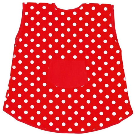 Tablier Goki - rouge à pois blancs - coton - 3 ans