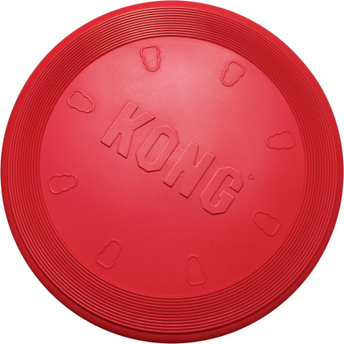 Frisbee Kong flyer - jouet pour chien - rouge - ø25 cm