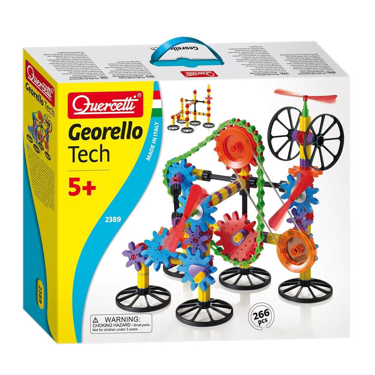 Ensemble de jeu de construction Quercetti, 266 pièces.