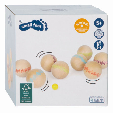 Petit pied - Jeu de Boules en bois, 9dlg.
