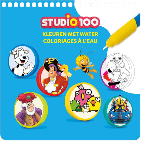 Livre de coloriage Studio 100 - coloriage à l'eau