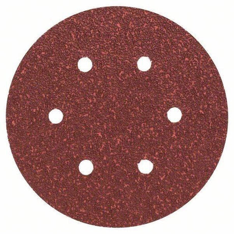 Jeu de feuilles abrasives Bosch 5 pièces pour ponceuses excentriques 150 mm perforées - grain 40
