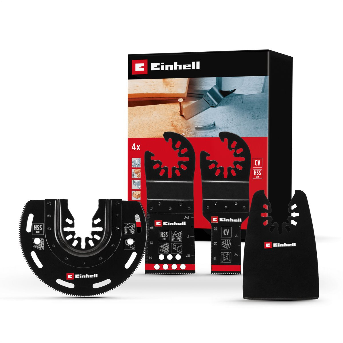 Ensemble d'outils multifonctions Einhell - 4 pièces