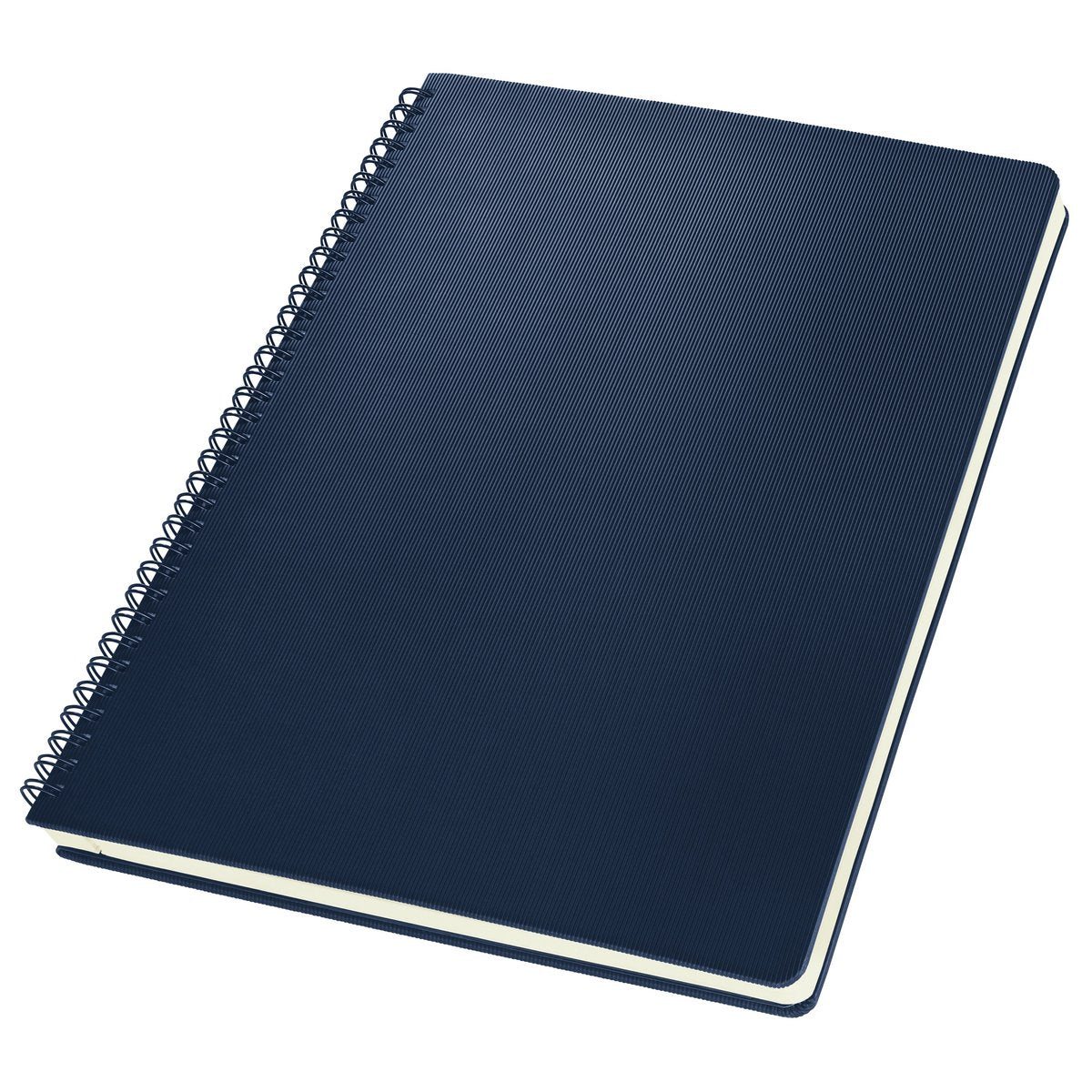Carnet Sigel conceptum - format A4 - bleu foncé - avec spirale - ligné - couverture souple - si-co825