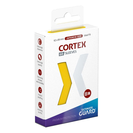 Manchons Cortex Ultimate Guard taille japonaise (60) - jaune