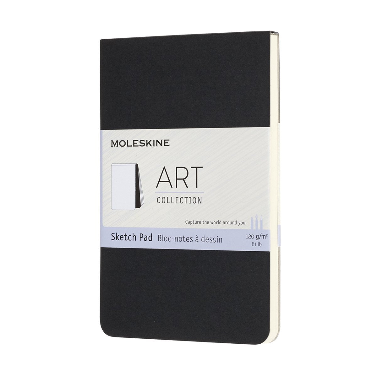 Moleskine carnet de croquis artistique - poche - noir