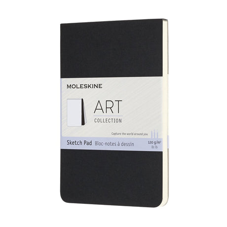 Moleskine carnet de croquis artistique - poche - noir