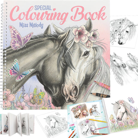 Depesche - livre de coloriage spécial miss melody