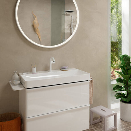 Hansgrohe tecturis s - robinet de lavabo - commande à levier unique - démarrage à froid à économie d'énergie - avec bouchon de vidange - taille 150 mm - chrome