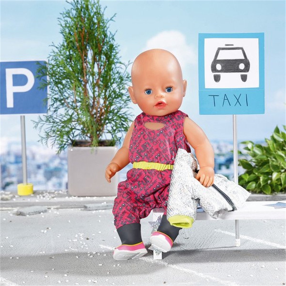 Création de Zapf Bébé Born City Deluxe Scooter Combination