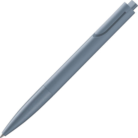 Stylo à bille Lamy noto bleu | design puriste en plastique de forme triangulaire | clip intégré au boîtier | y compris grande mine de remplissage m 16 noire – épaisseur d'écriture m