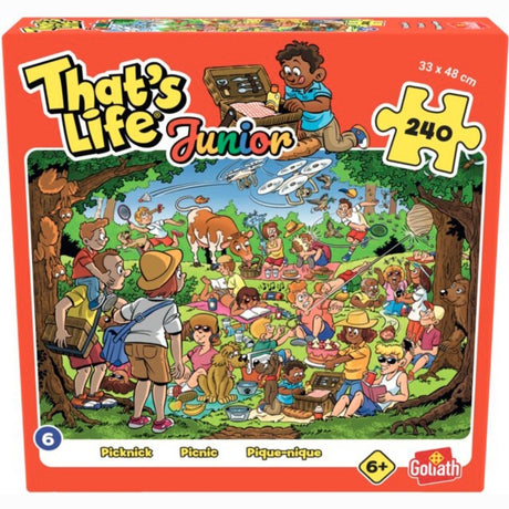 Goliath - puzzle - c'est la vie junior 6 - pique-nique - 240 pièces - puzzle