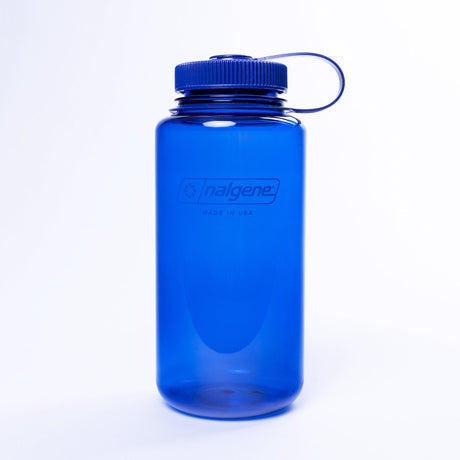 Nalgene - bouteille à large goulot - gourde - bouteille d'eau - étanche - 1000 ml - sans bpa - sustain - denim