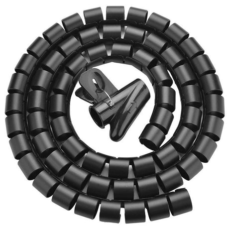 Ugreen - organisateur de câbles - support de câble - tuyau de câble - 5 mètres - noir