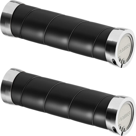 Brooks Grips Slender Poignées en cuir 100 130mm noir