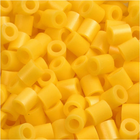 Perles photo Nabbi, taille 5x5 mm, diamètre du trou 2,5 mm, moyen, jaune (14), 6000 pièces 1 boîte