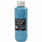 Creativ Company Couleur textile couvrant la peinture textile - Turquoise Bleu, 250 ml
