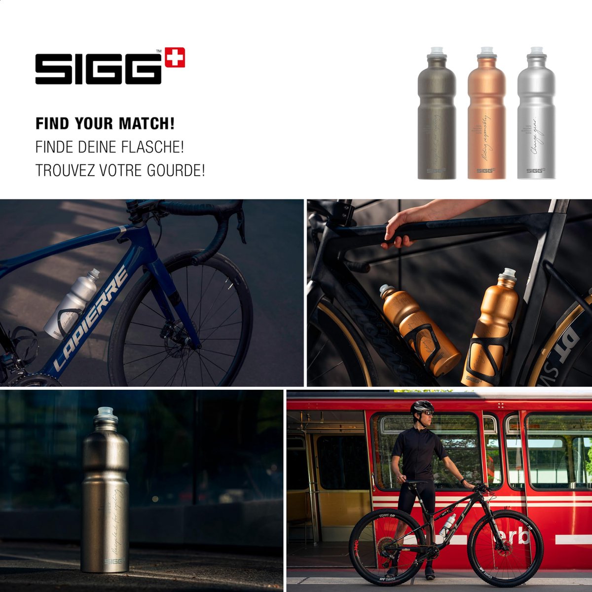 Sig | move myplanet 0,75l perle fumée | bouteille en aluminium