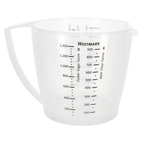 Plastinox westmark verre doseur - plastique - 1,4l