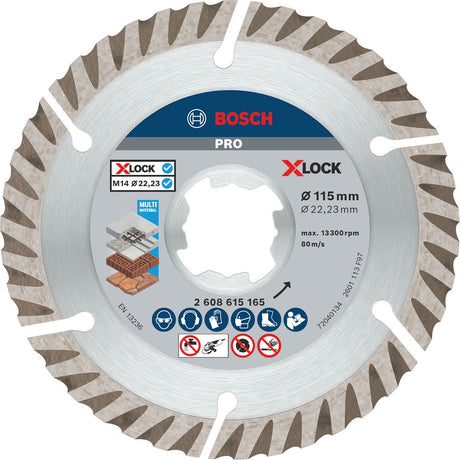 Bosch Accessories 2608615165 disque à tronçonner diamanté diamètre 115 mm 1 pièce(s)