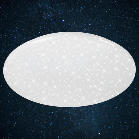 Verbe Briloner - plafonnier à intensité variable - plafonnier à décor d'étoiles - incl. télécommande - incl. éclairage de nuit - incl. contrôle de la température de couleur (3 000 - 6 500 kelvin) - ø 56 cm - LED - 50 w - 4 000 lm