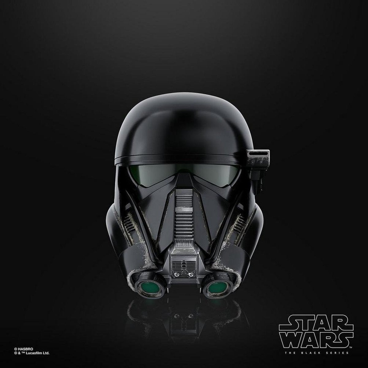 Casque électronique Death Trooper Star Wars Hasbro Black Series - Casque jouet.