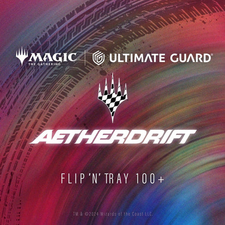 Ultimate guard flip'n'tray 100+ magie xenoskin : le rassemblement d'étherdrift - sab-sunen, luxa incarné des boîtes à cartes