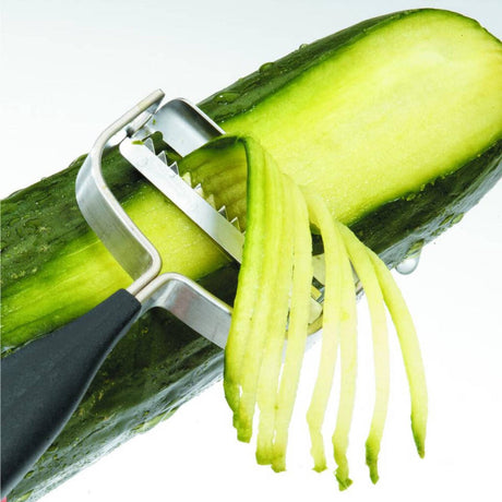 Gefu striscia julienne cutter - julienne éplucheur - coupe-légumes en acier inoxydable