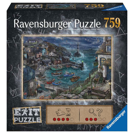 Puzzle Ravensburger Sortie du village de pêcheurs - Puzzle 759 pièces pour adultes.