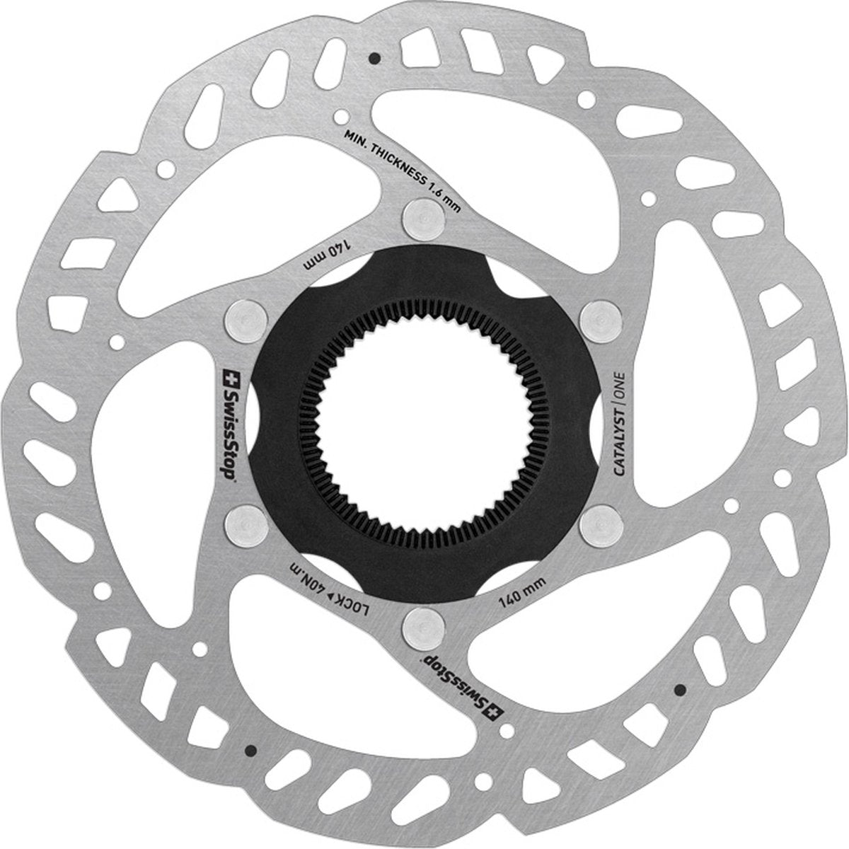 Swissstop - disque de frein catalyseur one centerlock 140mm