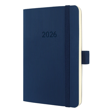 Agenda hebdomadaire Sigel 2026 conceptum - format a6 - bleu nuit - couverture souple - si-c2633
