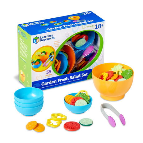 Ressources d'apprentissage, jouets éducatifs, ensemble de salade fraîche pour les enfants. - 3+