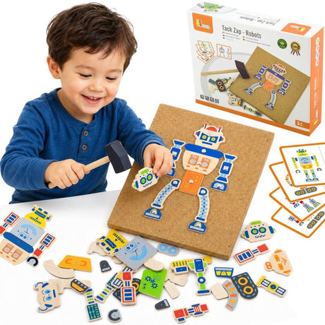 Vigatoys https: www.cchobby.nl viga-hammer mosaïque-set-robot-taille-23x18-cm-1-pièce