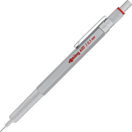 Porte-mine Rotring 600 | 0,5 mm | couleur argent
