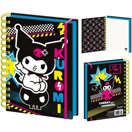 Sans marque sans marque bonjour kitty kuromi (punk vibes) a5 wiro notebook