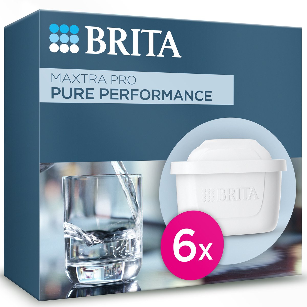Brita maxtra pro cartouches de filtre à eau tout-en-1 6 pièces
