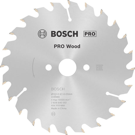 Bosch cirkzb opt 150x20 16x2.4 24t wz