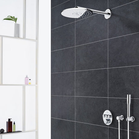 Ensemble de douche de tête Grohe rainshower 310 smartactive - douche de tête 31 cm - 2 jets - chrome
