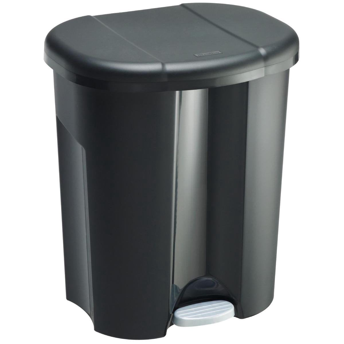 Poubelle Rotho trio 10l + 2x15l noir